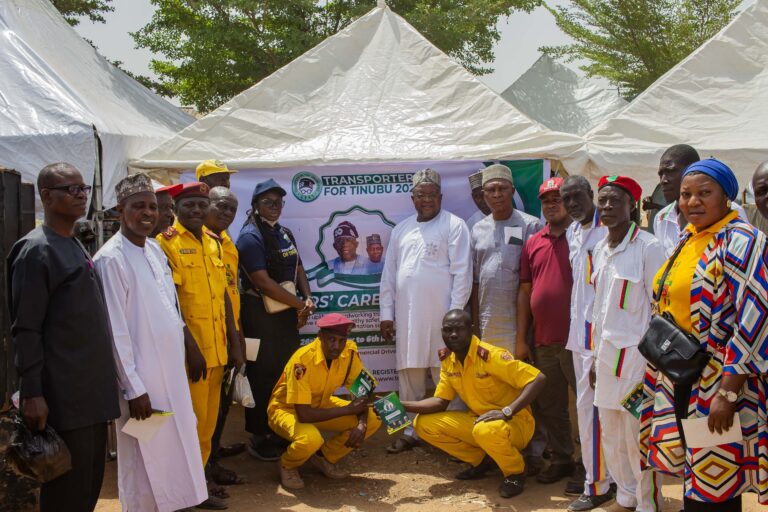 Transporters For Tinubu 2027 Takes Drivers' Care Initiative to Zuba Motor Park